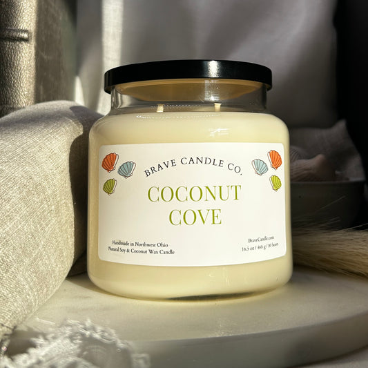 Coconut Cove Soy & Coconut Wax Candle