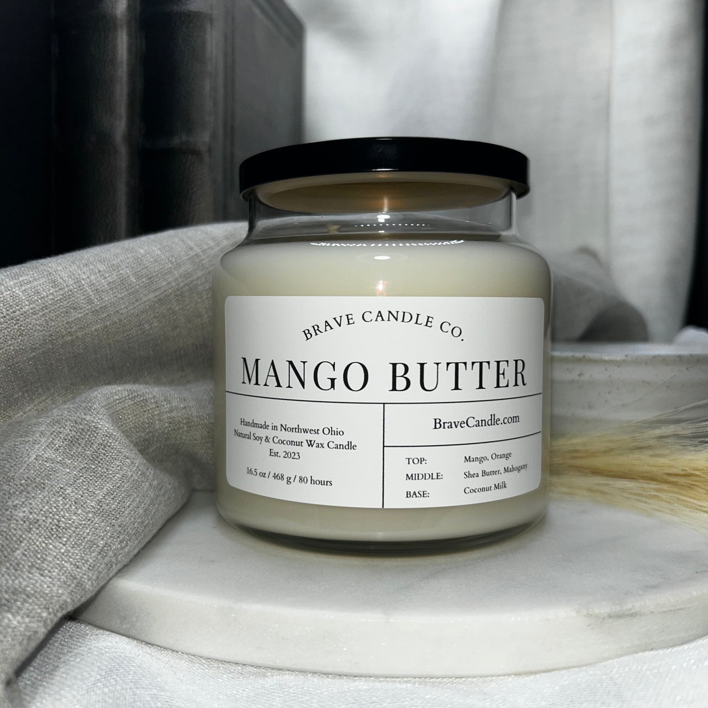 Mango Butter Soy & Coconut Wax Candle