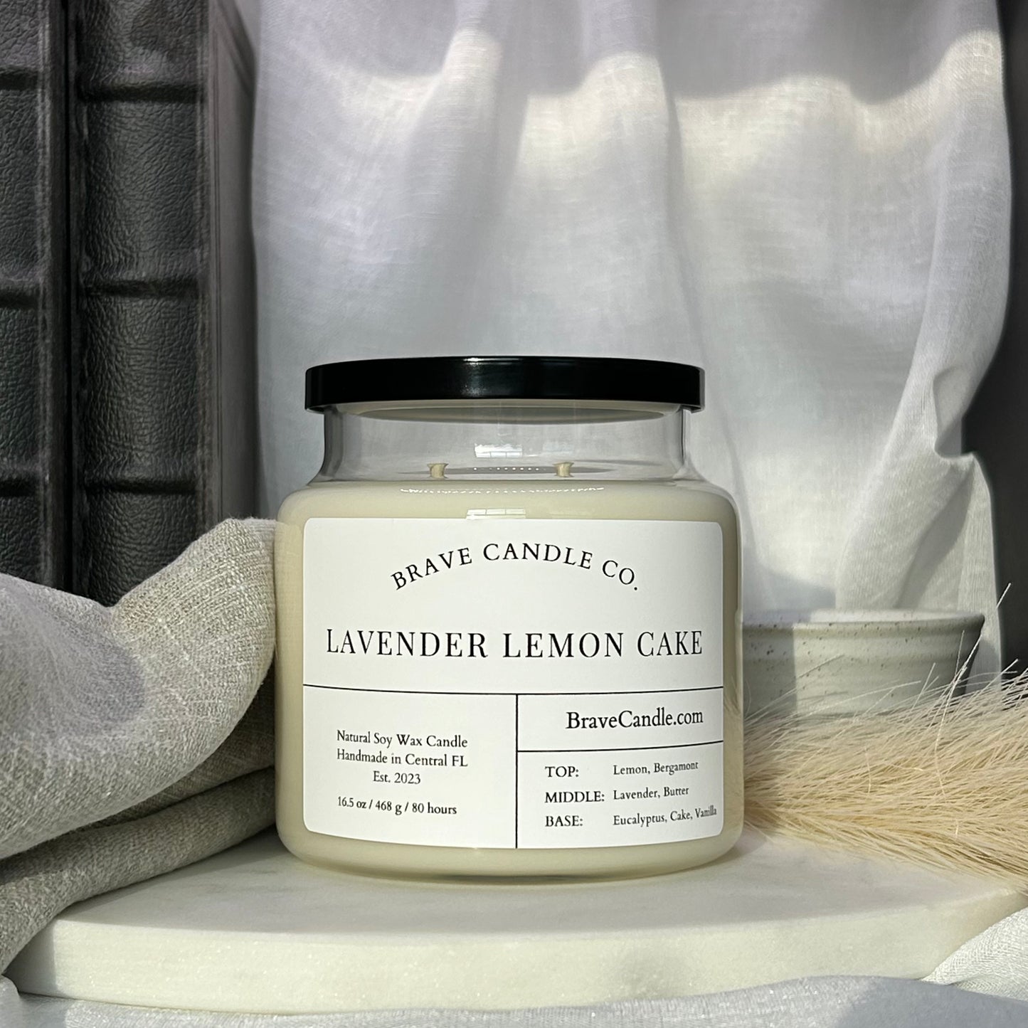 Lavender Lemon Cake Soy & Coconut Wax Candle