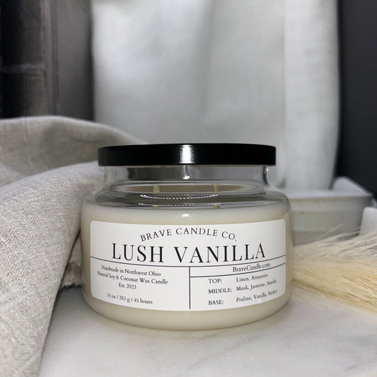 Lush Vanilla Soy & Coconut Wax Wax Candle