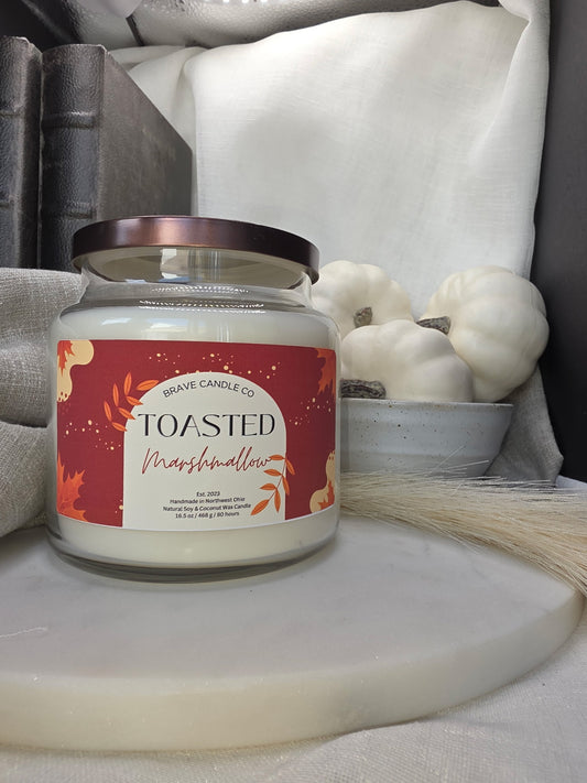 Toasted Marshmallow Soy & Coconut Wax Candle