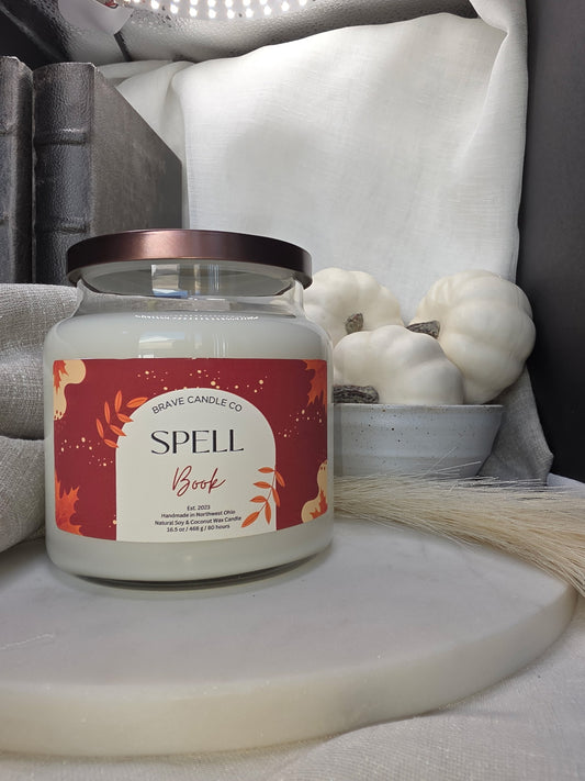 Spell Book Soy & Coconut Wax Candle