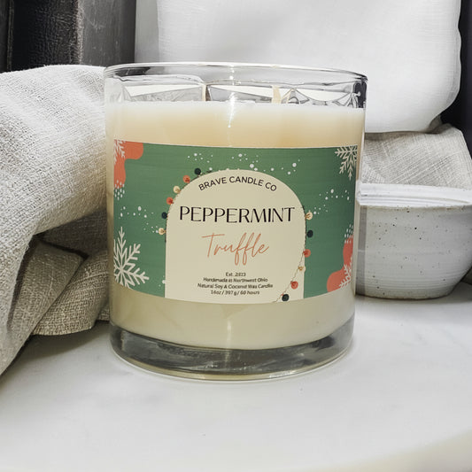 Peppermint Truffle Soy & Coconut Wax Candle