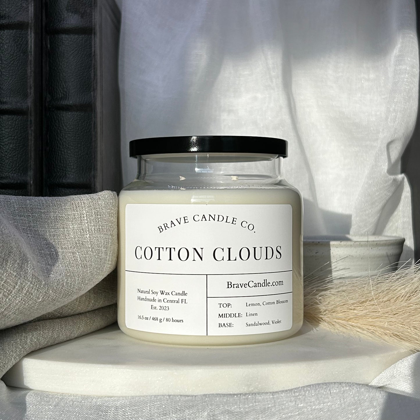 Cotton Clouds Soy & Coconut Candle