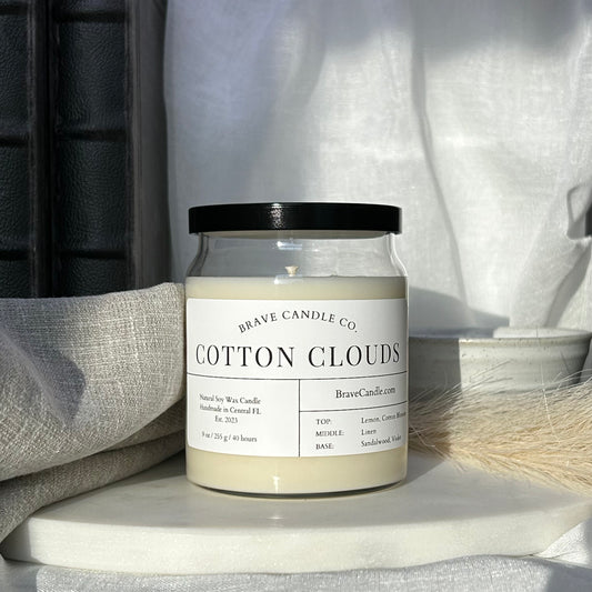 Cotton Clouds Soy & Coconut Candle